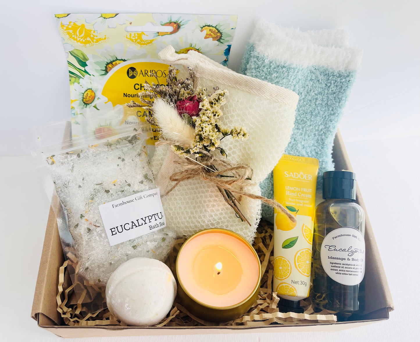 Lemon and Eucalyptus Uplifting Spa Gift Box
