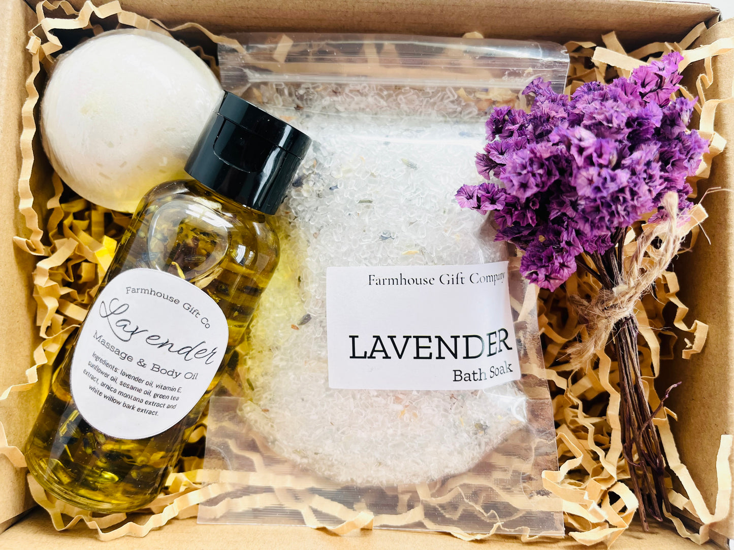 Lavender Bath Box