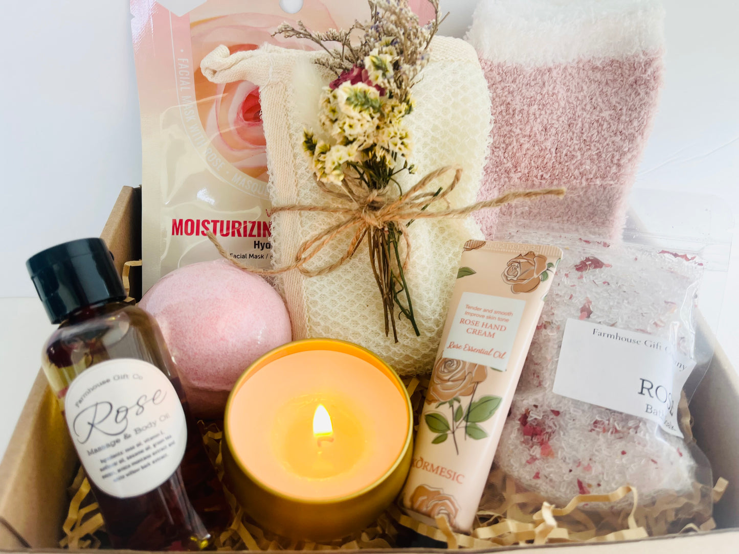 Soothing Rose Spa Gift Box