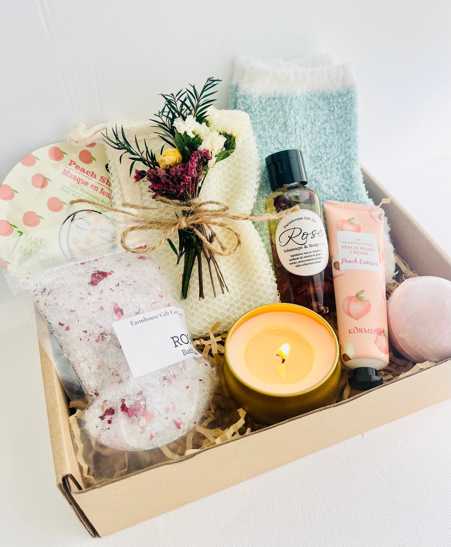 Roses and Peaches Relaxation Gift Box