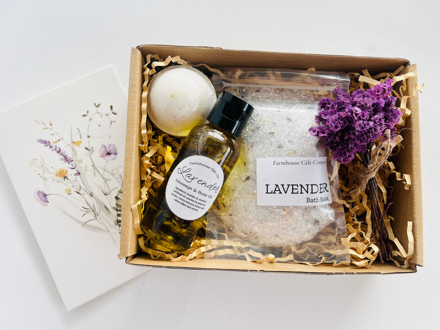 Lavender Bath Box