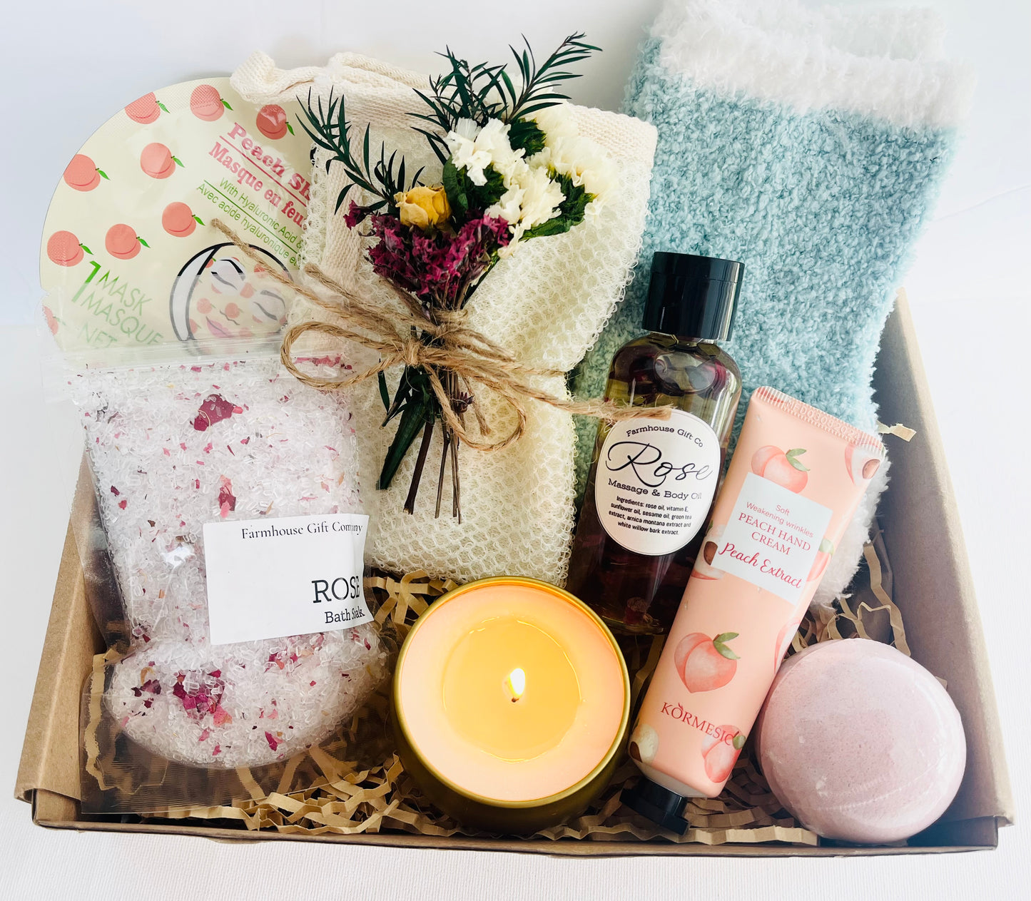 Roses and Peaches Relaxation Gift Box