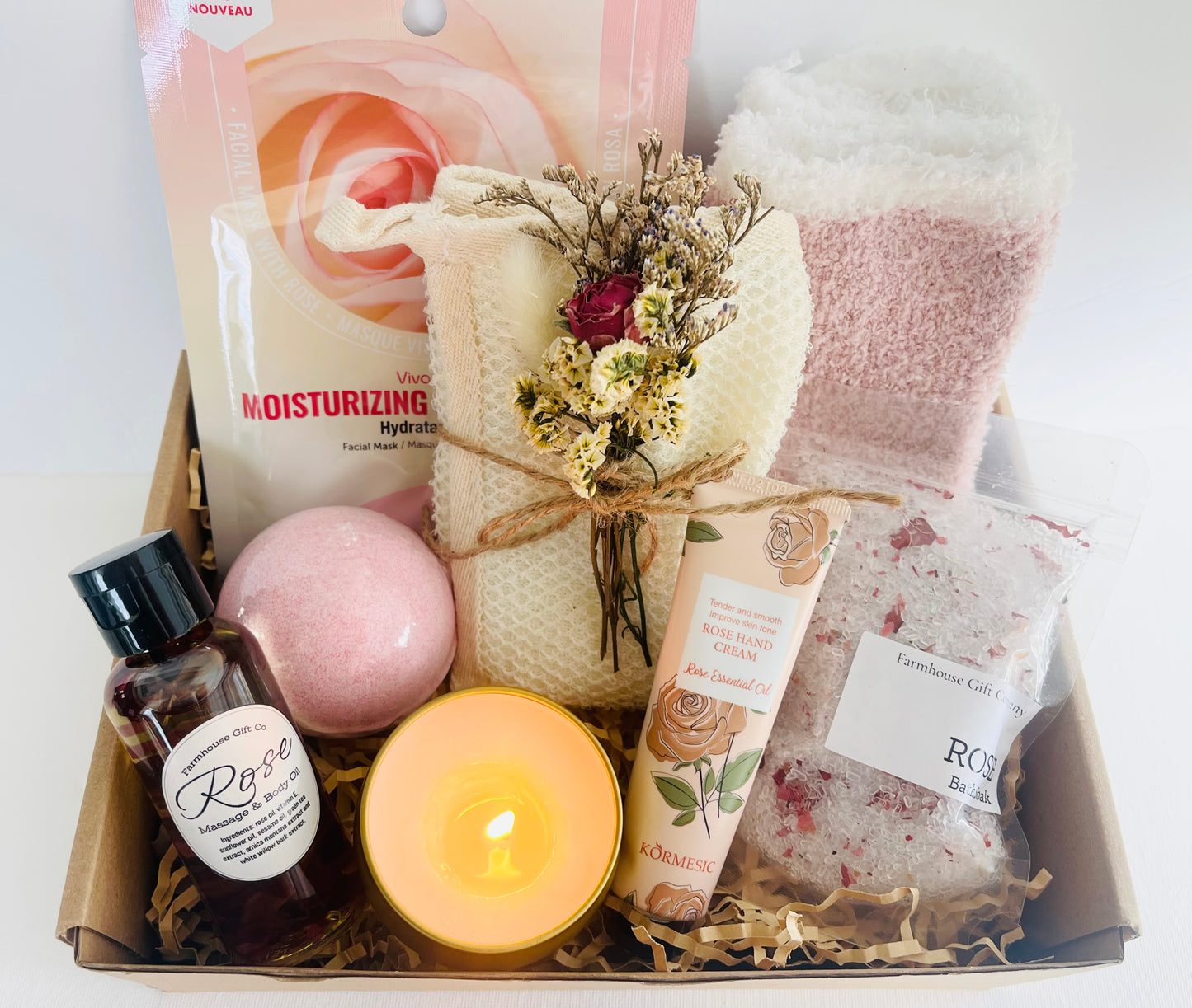 Soothing Rose Spa Gift Box