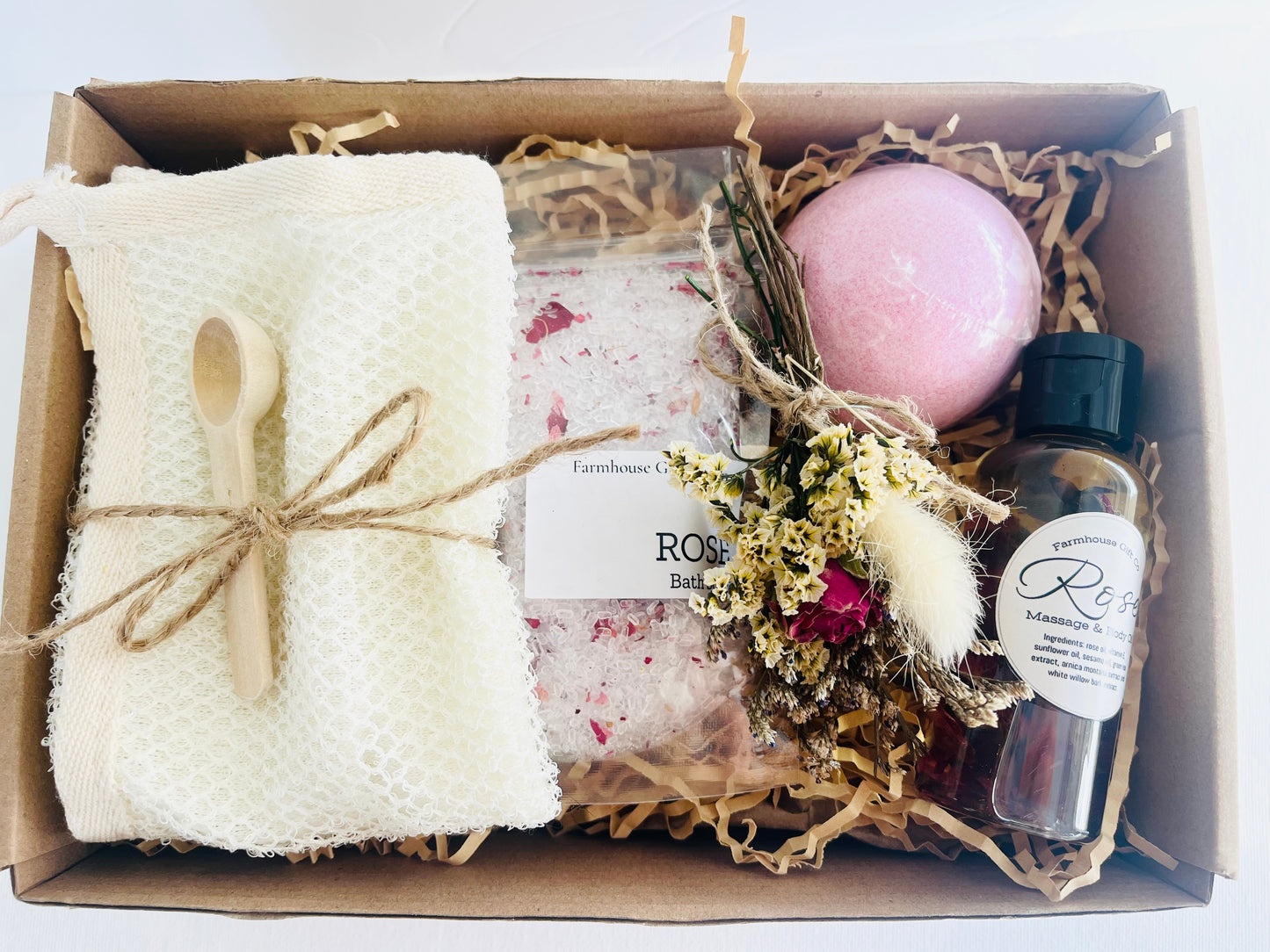 Rose Bath and Body Gift Box
